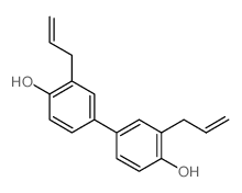 4-(4-hydroxy-3-prop-2-enyl-phenyl)-2-prop-2-enyl-phenol Structure