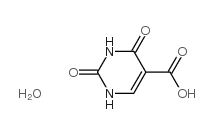 uracil-5-carboxylic acid monohydrate Structure