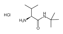 L-缬氨酸叔丁酰胺盐酸盐结构式