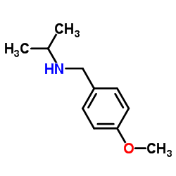 Isopropyl (4-methoxybenzyl)-amine Structure
