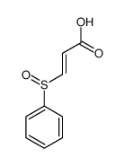 3-(benzenesulfinyl)prop-2-enoic acid Structure