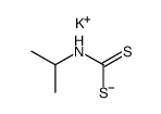 N-isopropyl dithiocarbamic acid Potassium Salt Structure