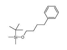 tert-butyl-dimethyl-(4-phenylbutoxy)silane structure