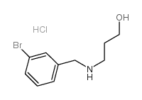 3-[(3-BROMOBENZYL)AMINO]-1-PROPANOL HYDROCHLORIDE结构式
