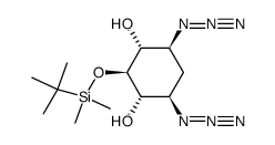 (+/-)-(1R,2R,3S,4R,6S)-4,6-diazido-2-[(tert-butyldimethylsilyl)oxy]cyclohexane-1,3-diol结构式
