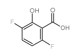 3,6-difluoro-2-hydroxybenzoic acid Structure
