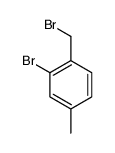 2-溴-1-(溴甲基)-4-甲基苯结构式