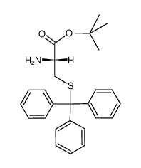H-L-Cys(Trt)-OtBu·HCl结构式