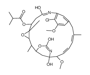 N-Demethylansamitocin P-3结构式