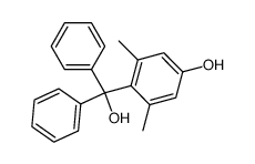 diphenyl(4-hydroxy-2,6-dimethylphenyl)methanol Structure