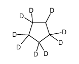 环戊烷-D9结构式