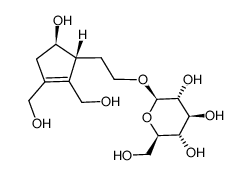 2''-O-β-D-glucopyranosyl eucommiol Structure