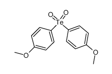 bis(p-methoxyphenyl)tellurone结构式