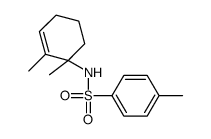N-(1,2-dimethylcyclohex-2-en-1-yl)-4-methylbenzenesulfonamide结构式