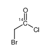 bromoacetyl chloride, [1-14c]结构式