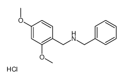 N-苄基-1-(2,4-二甲氧基苯基)甲胺盐酸盐结构式