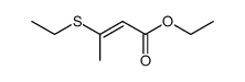 ethyl 3-(ethylthio)-2-butenoate Structure