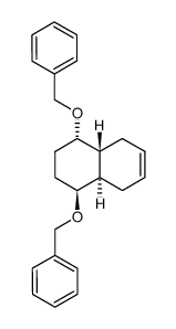 1β,4α-bis(benzyloxy)-1,2,3,4,4aβ,5,8,8aα-octahydronaphthalene结构式