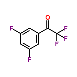 1-(3,5-二氟苯基)-2,2,2-三氟乙酮结构式