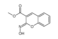 methyl 2-hydroxyiminochromene-3-carboxylate Structure