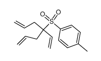 4-(p-tolylsulphonyl)-4-vinyl-1,6-heptadiene Structure