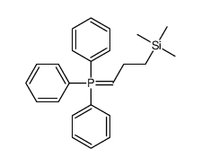 triphenyl(3-trimethylsilylpropylidene)-λ5-phosphane结构式