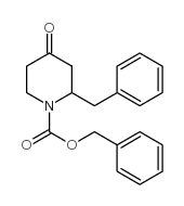 1-Cbz-2-苄基-4-哌啶酮结构式