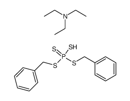 triethylamine dibenzyl phosphorotetrathioate结构式
