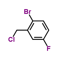 1-Bromo-2-(chloromethyl)-4-fluorobenzene structure