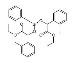 2,6-Bis(2-methylphenyl)-7-oxo-4-phenyl-3,5,8-trioxa-4-siladecanoic aci d ethyl ester Structure