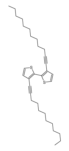 3-dodec-1-ynyl-2-(3-dodec-1-ynylthiophen-2-yl)thiophene结构式
