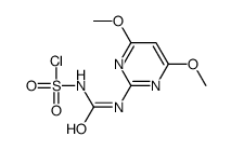 N-[(4,6-dimethoxypyrimidin-2-yl)carbamoyl]sulfamoyl chloride结构式