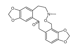 8-methyl-6,9,10,17-tetrahydro-[1,3]dioxolo[4',5':4,5]benzo[1,2-e][1,3]dioxolo[5',4':3,4]benzo[1,2-i][1]oxa[2]azacycloundecin-16(8H)-one Structure
