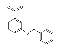 1-benzylsulfanyl-3-nitrobenzene结构式