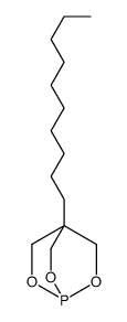 4-decyl-2,6,7-trioxa-1-phosphabicyclo[2.2.2]octane Structure