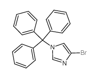4-Bromo-1-trityl-1H-imidazole Structure