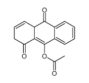 (1,10-dioxo-2,4a-dihydroanthracen-9-yl) acetate Structure