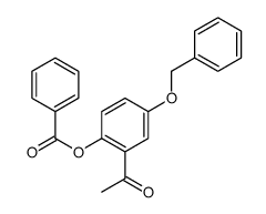 (2-acetyl-4-phenylmethoxyphenyl) benzoate结构式