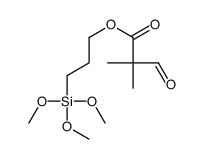 3-trimethoxysilylpropyl 2,2-dimethyl-3-oxopropanoate Structure