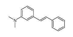 N,N-dimethyl-3-(2-phenylethenyl)aniline结构式