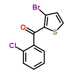 (3-Bromo-2-thienyl)(2-chlorophenyl)methanone结构式