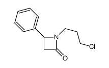 1-(3-chloropropyl)-4-phenylazetidin-2-one结构式