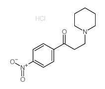 4-Nitro-3-(1-piperidyl)propiophenone hydrochloride结构式