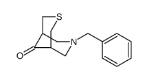 7-benzyl-3-thia-7-azabicyclo(3.3.1)nonan-9-one结构式