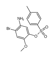 2-bromo-4-methoxy-5-tosyloxyaniline Structure