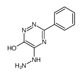 5-hydrazinyl-3-phenyl-1H-1,2,4-triazin-6-one结构式
