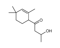 3-hydroxy-1-(2,4,4-trimethylcyclohex-2-en-1-yl)butan-1-one结构式