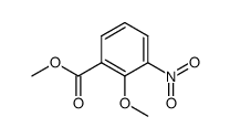 2-甲氧基-3-硝基苯甲酸甲酯结构式