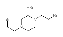1,4-bis(2-bromoethyl)piperazine Structure