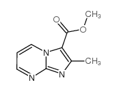 咪唑[1,2-A]嘧啶-3-羧酸-2-甲基-甲酯结构式